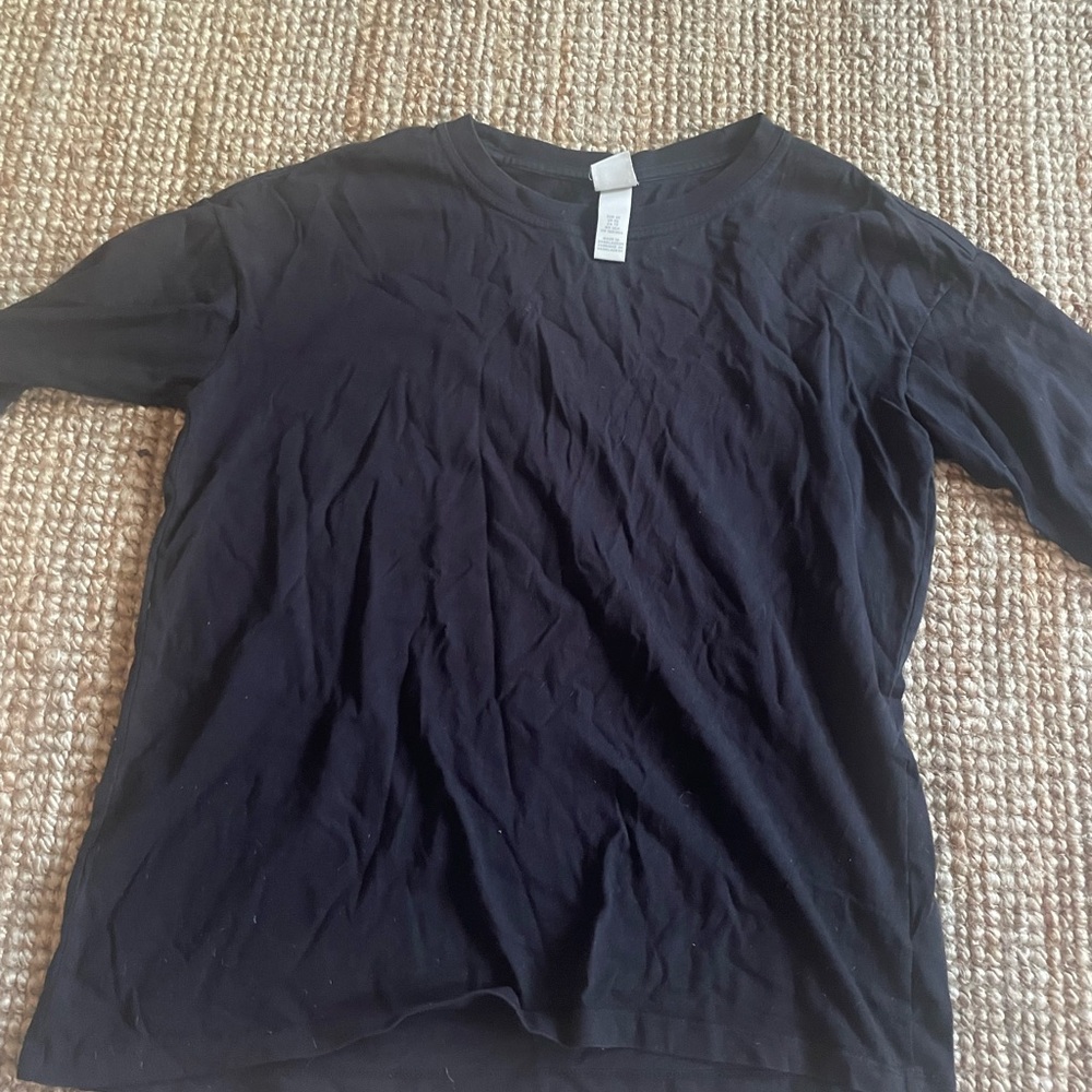 Asics Black Long Sleeve Tee